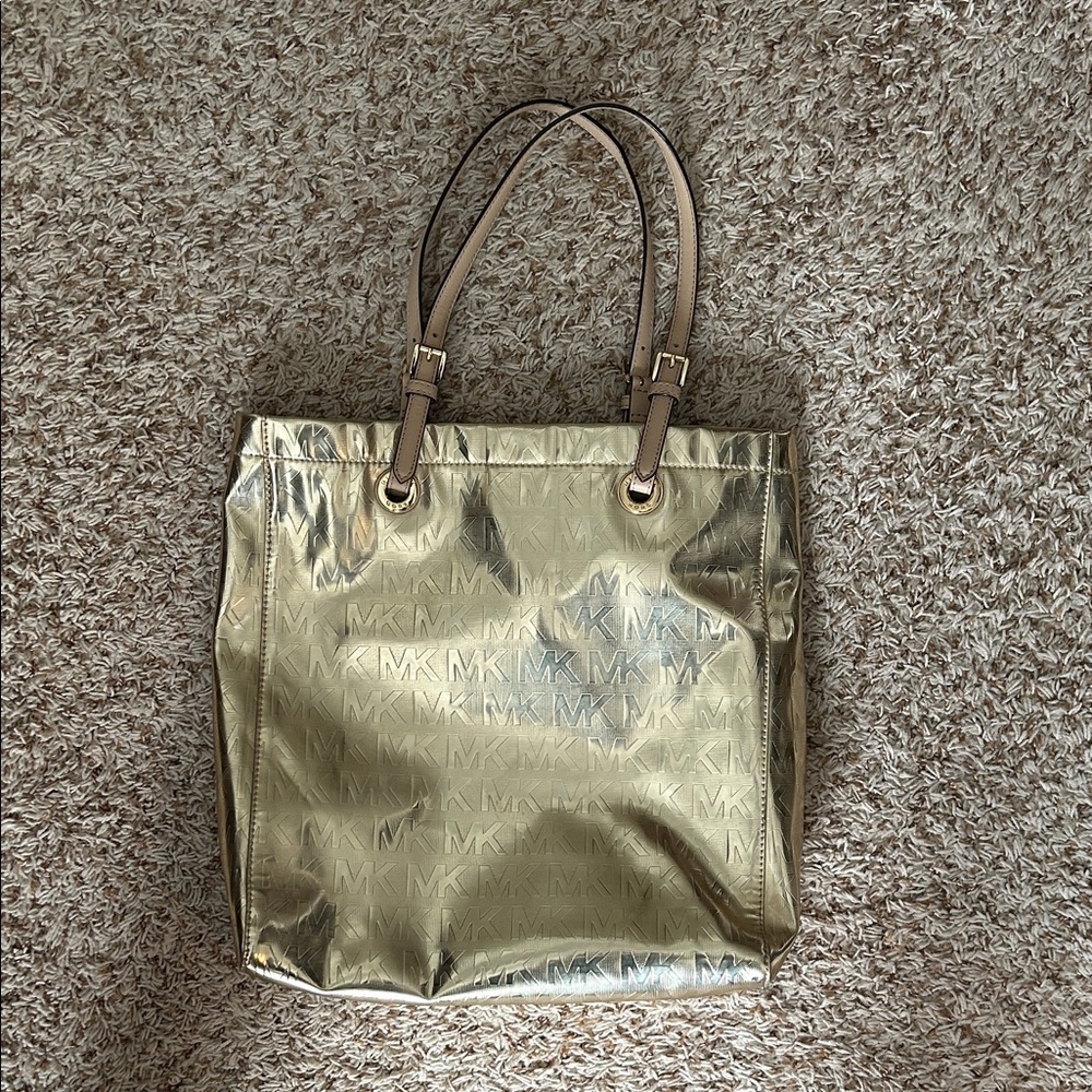 Michael Kors Shimmering Gold Tote